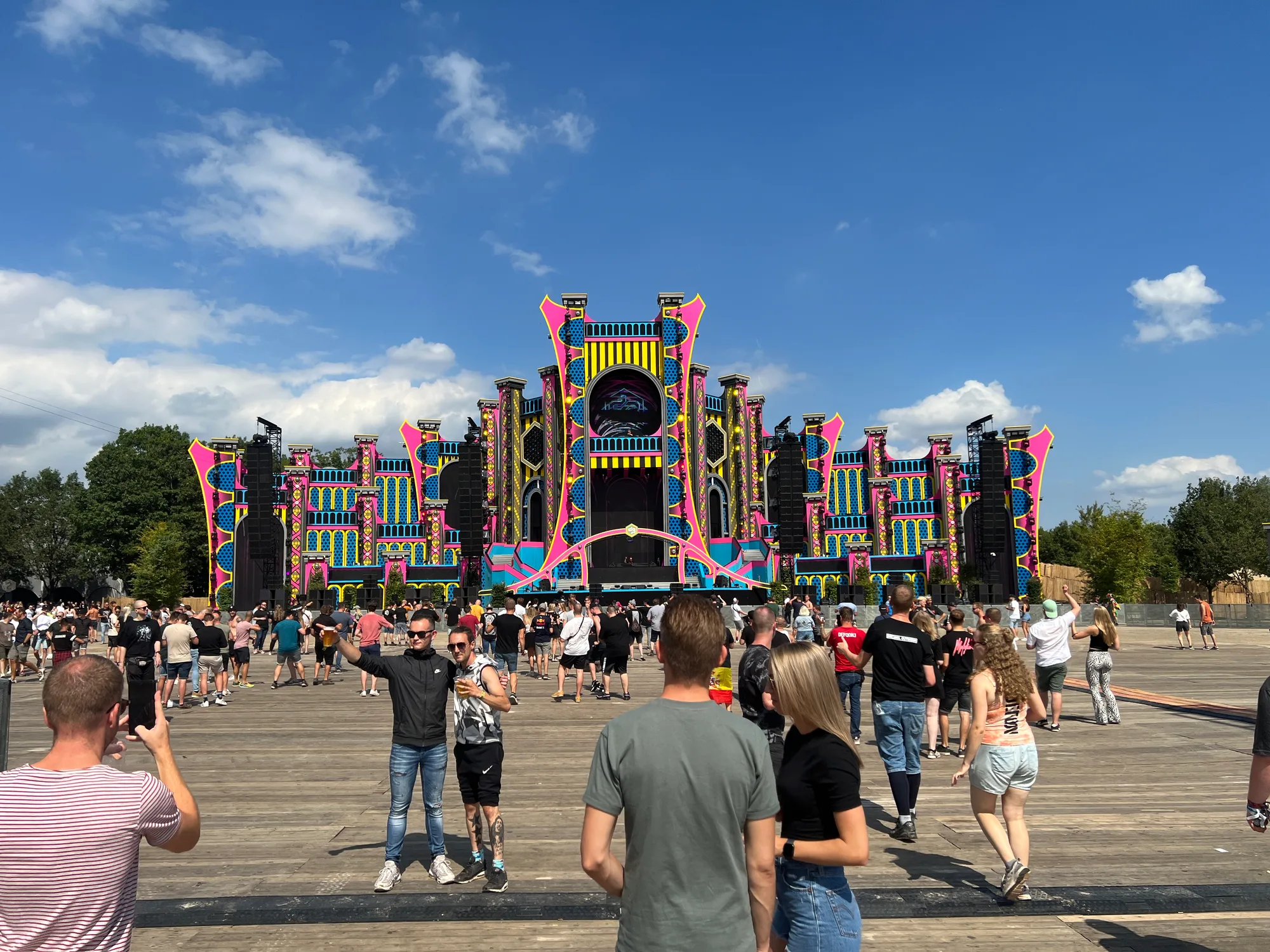 Decibel Outdoor 2022 main stage at the harder-styles festival