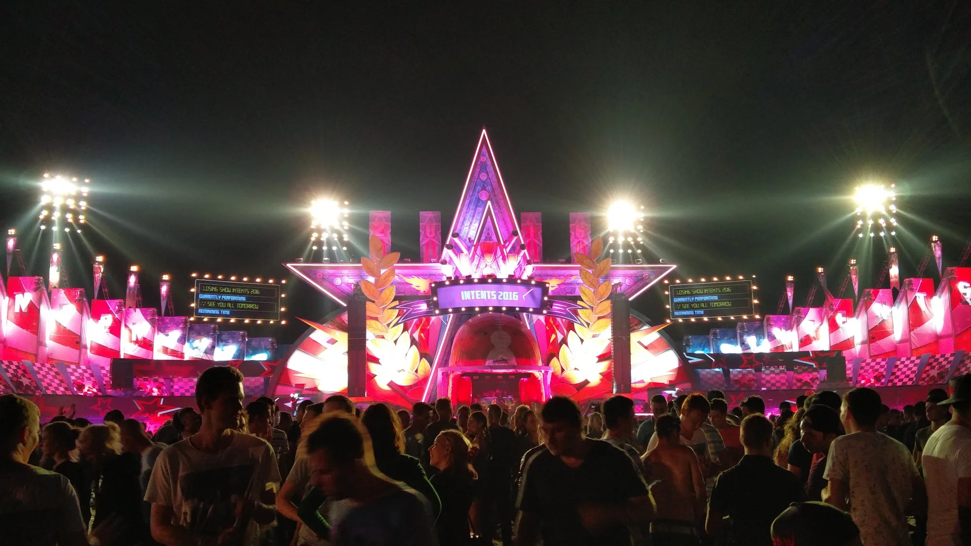 Main stage at Intents Festival 2016 in Oisterwijk, Netherlands